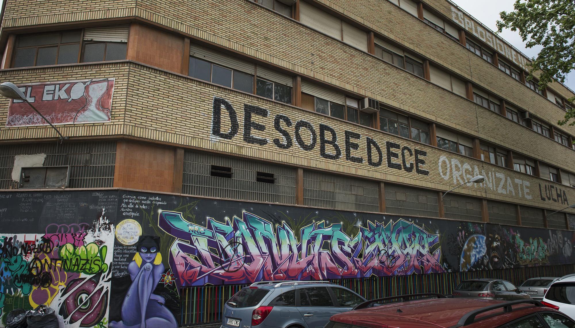 Fachada del EKO en Carabanchel